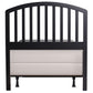 Hillsdale Furniture Carolina Wood Twin Headboard with Frame, Black