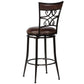 Hillsdale Furniture Seville Metal Bar Height Swivel Stool, Brown Shimmer