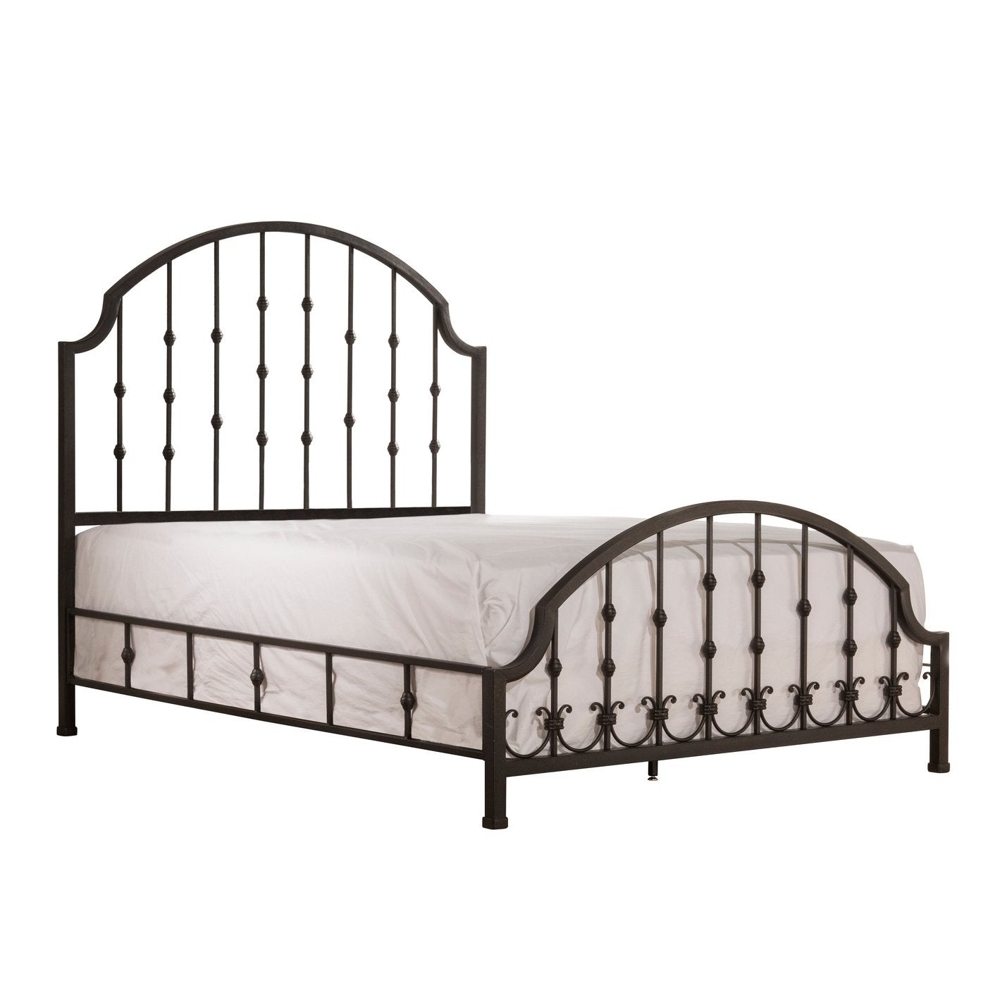 Hillsdale Furniture Westgate King Metal Bed, Rustic Black