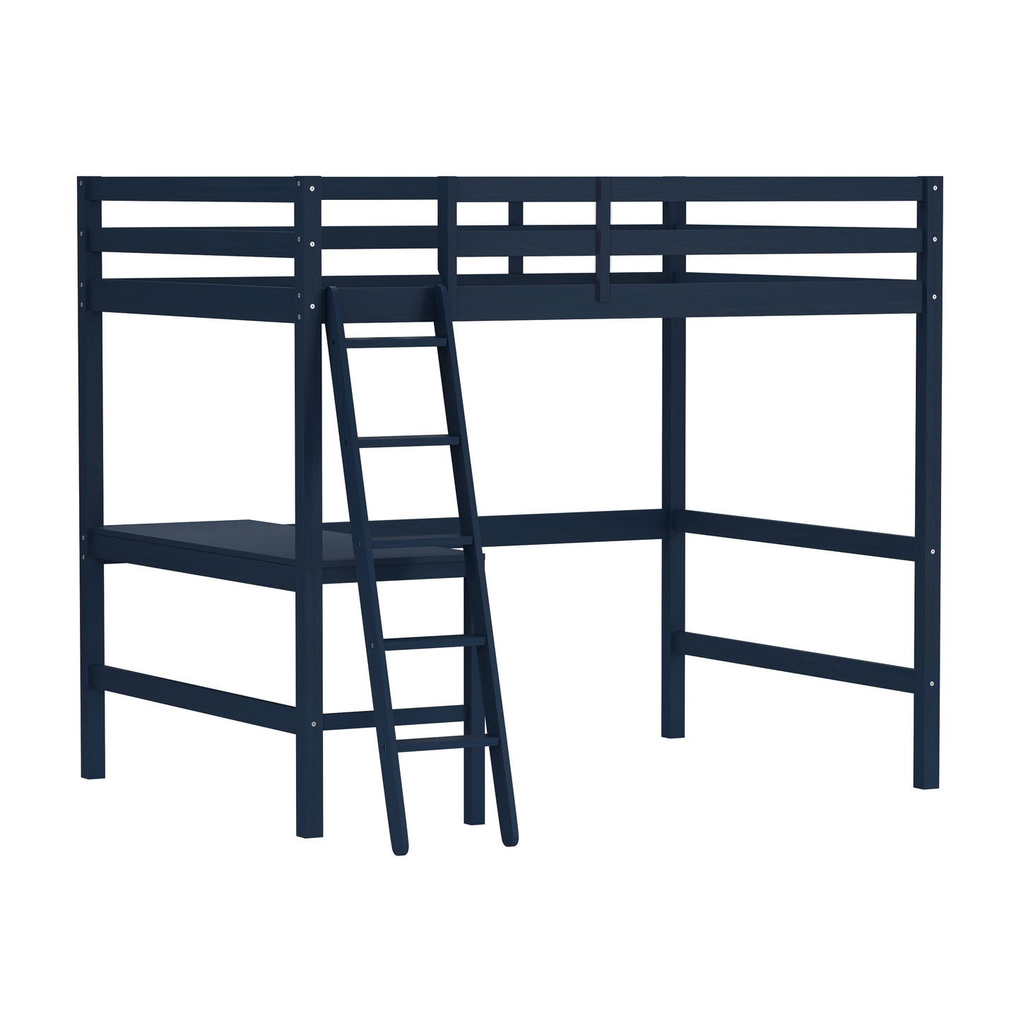 Hillsdale Kids and Teen Caspian Full Loft Bed, Navy