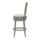 Hillsdale Furniture Lockefield Wood Bar Height Swivel Stool, Aged Gray