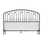 Hillsdale Furniture Riverbrooke Metal Arch Scallop Full/Queen Headboard with Frame, Bronze