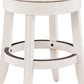 Hillsdale Furniture Tillman Wood Backless Counter Height Swivel Stool, White