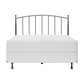 Hillsdale Furniture Warwick Full/Queen Metal Headboard with Frame, Gray Bronze