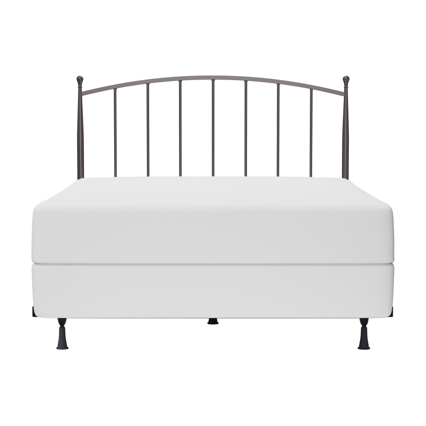 Hillsdale Furniture Warwick Full/Queen Metal Headboard with Frame, Gray Bronze