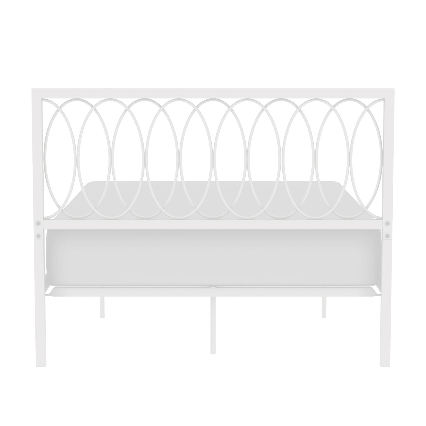 Hillsdale Furniture Naomi Metal Full Bed, White