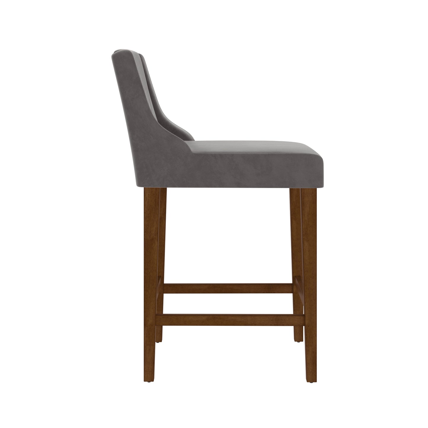 Hillsdale Furniture Lynne Wood Counter Height Stool, Walnut