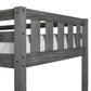 Hillsdale Kids and Teen Crosswinds Twin Wood Loft Bed, Wire Brush Gray