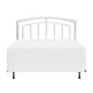 Hillsdale Furniture Claudia Full/Queen Metal Headboard with Frame, Matte Nickel