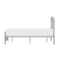 Hillsdale Furniture Vivian Metal Full Platform Bed, Silver