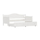 Hillsdale Furniture Staci Wood Twin Daybed with Trundle, White