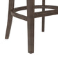 Hillsdale Furniture Creekside Return Swivel Bar Height Stool, Smoke Brown