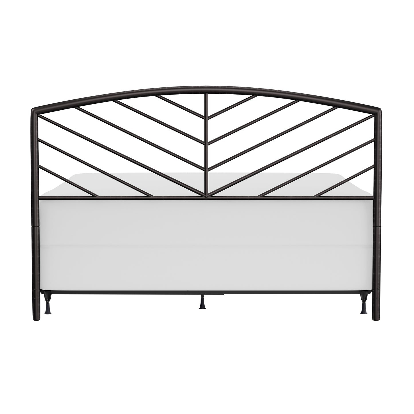 Hillsdale Furniture Essex Metal King Headboard with Frame, Gray Bronze