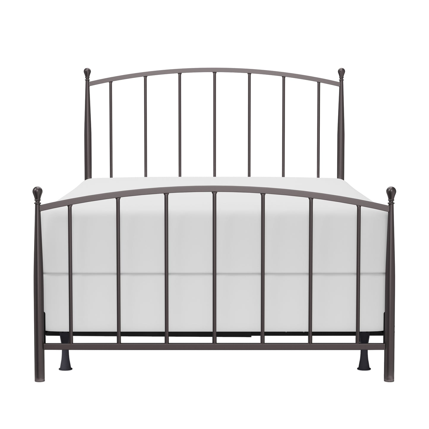 Hillsdale Furniture Warwick Full Metal Bed with Frame, Gray Bronze