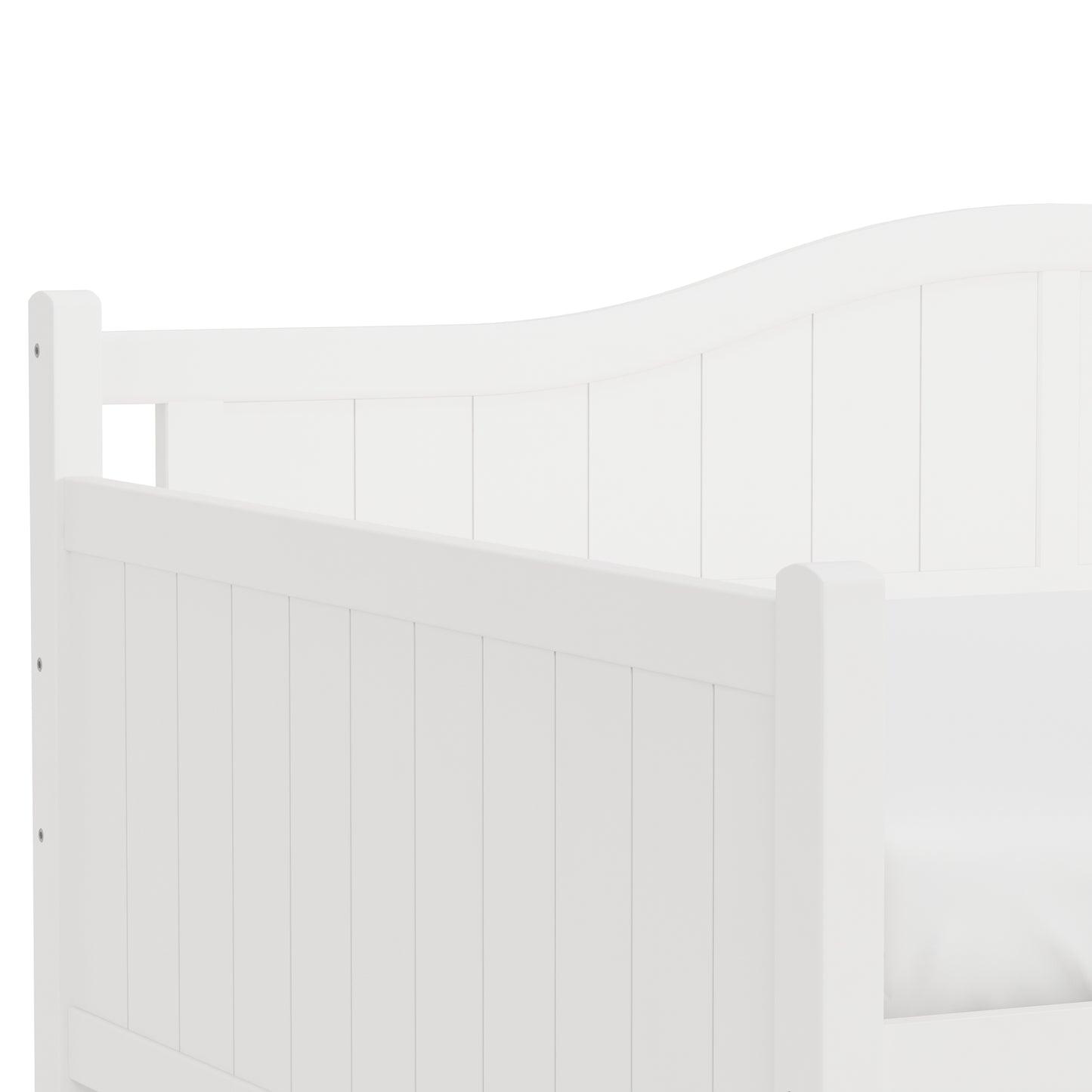 Hillsdale Furniture Staci Wood Full Size Daybed with Trundle, White