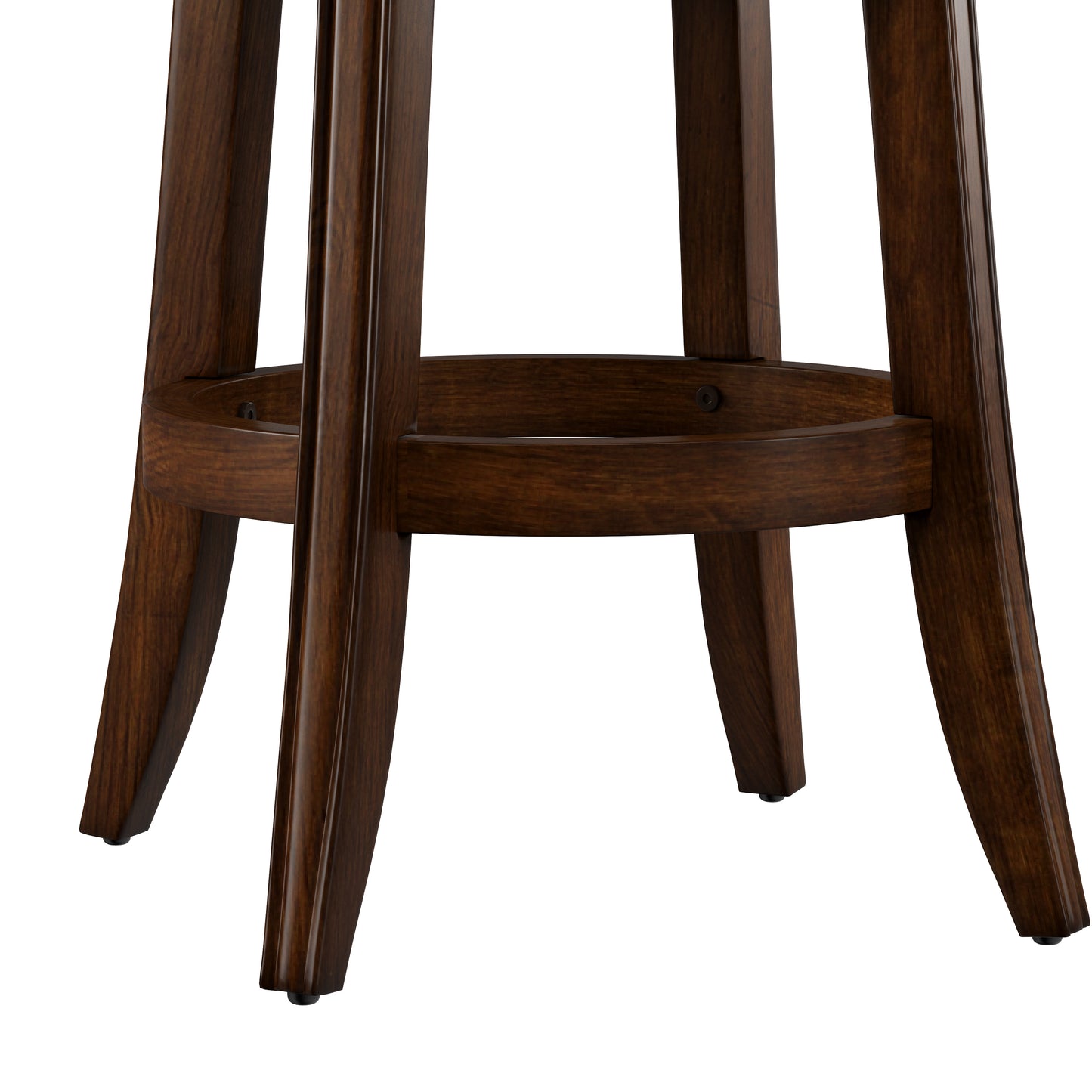 Hillsdale Furniture Tillman Wood Backless Counter Height Swivel Stool, Brown Cherry