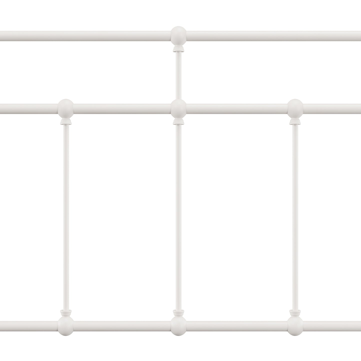 Hillsdale Furniture Providence Metal King Headboard, Soft White