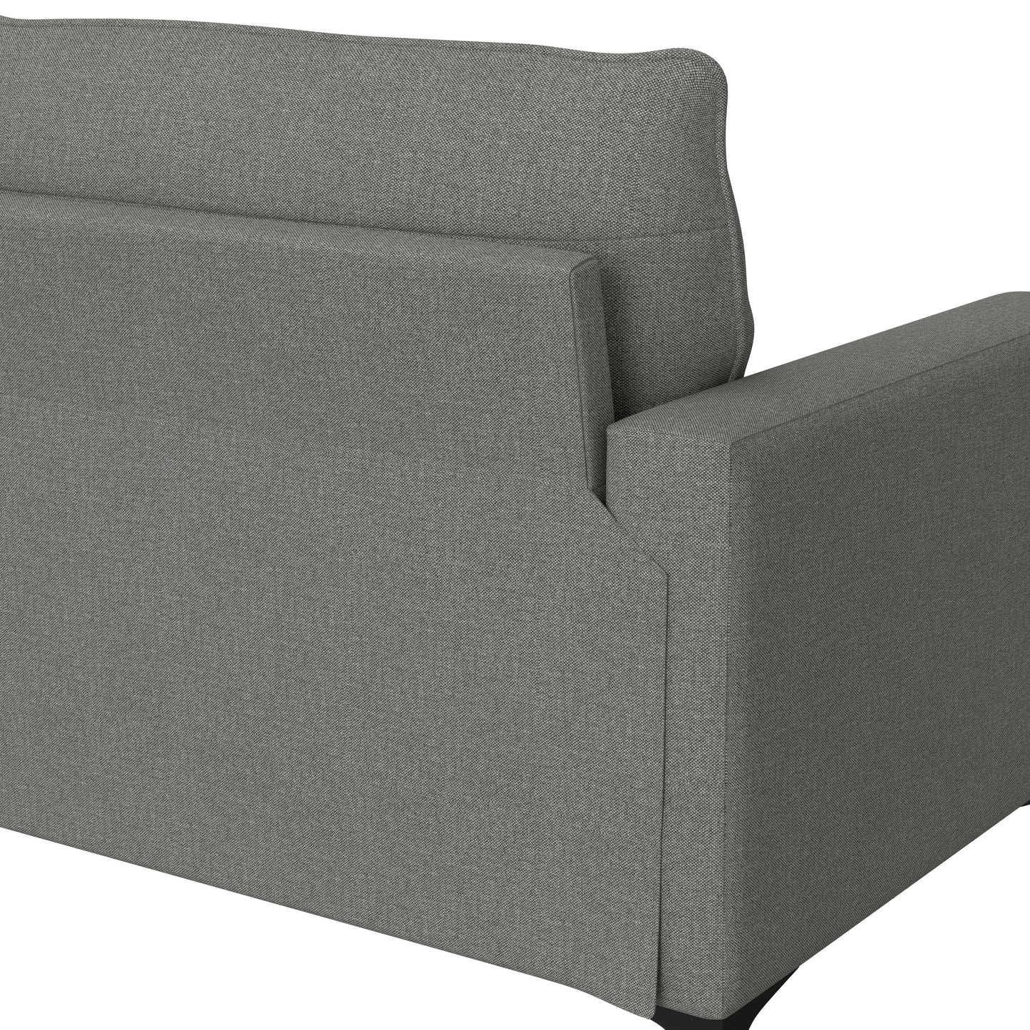 Hillsdale Furniture Alamay Upholstered Sofa, Smoke