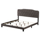 Hillsdale Furniture Nicole Full Upholstered Bed, Stone