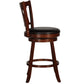 Hillsdale Furniture Tateswood Wood Bar Height Swivel Stool, Cherry