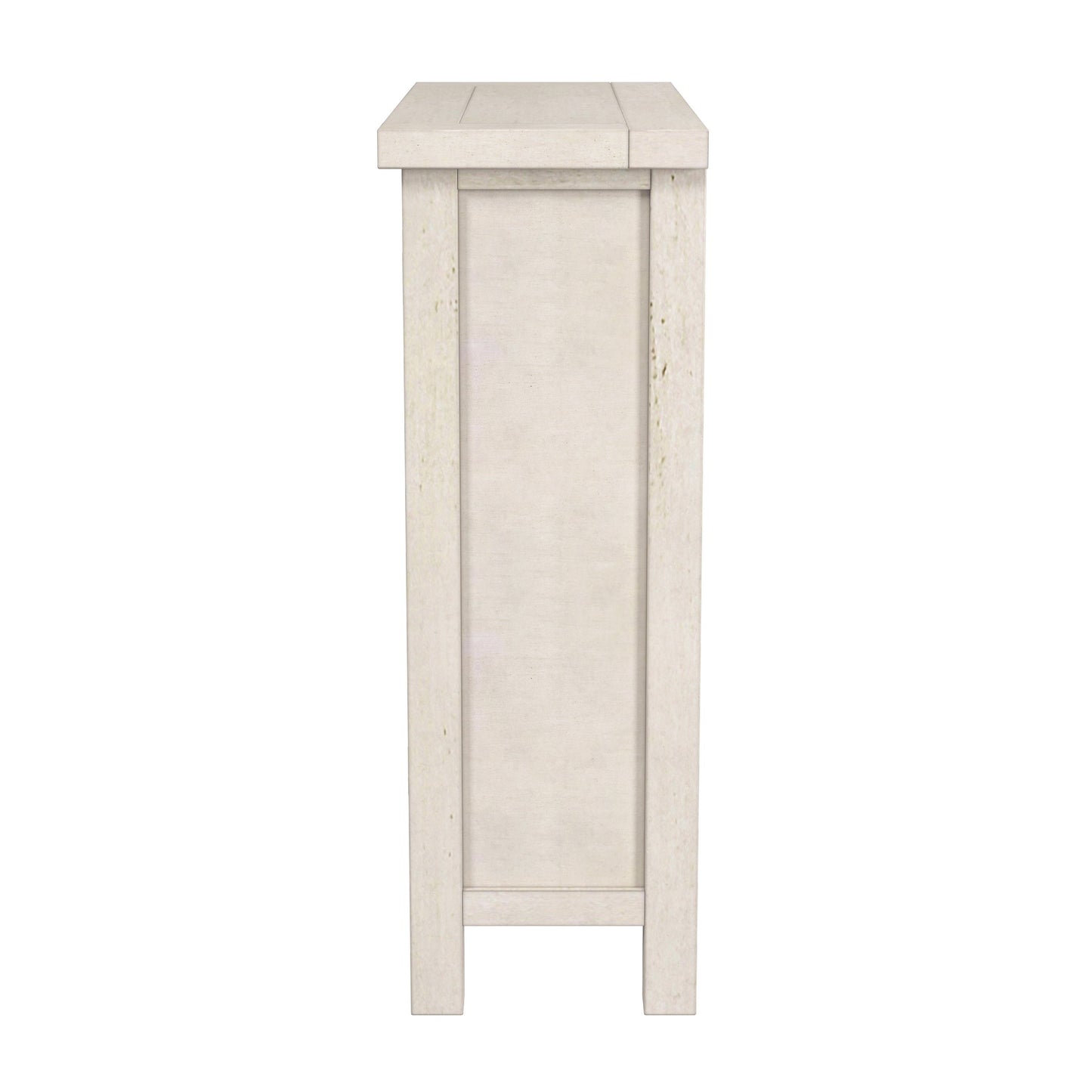 Hillsdale Furniture Bayside Wood 2 Door Console Cabinet, Antique White