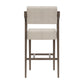 Hillsdale Furniture Snyder Wood Bar Height Stool, Aged Gray