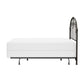 Hillsdale Furniture Jacqueline Metal King Headboard with Frame, Old Brushed Pewter