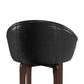 Hillsdale Furniture Dartford Wood Counter Height Swivel Stool, Dark Brown Cherry