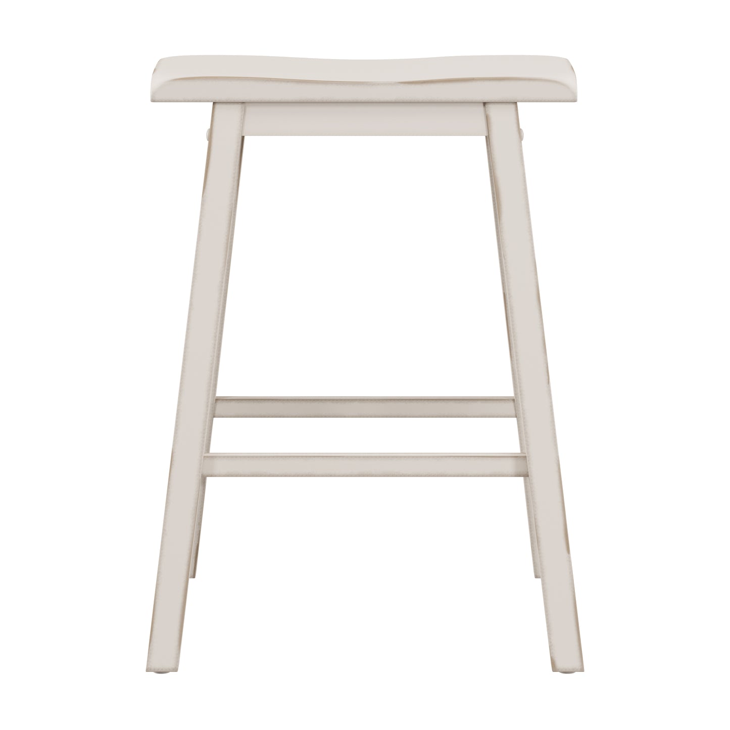 Hillsdale Furniture Moreno Wood Backless Counter Height Stool, Sea White