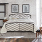 Hillsdale Furniture Essex Metal King Bed, Gray Bronze