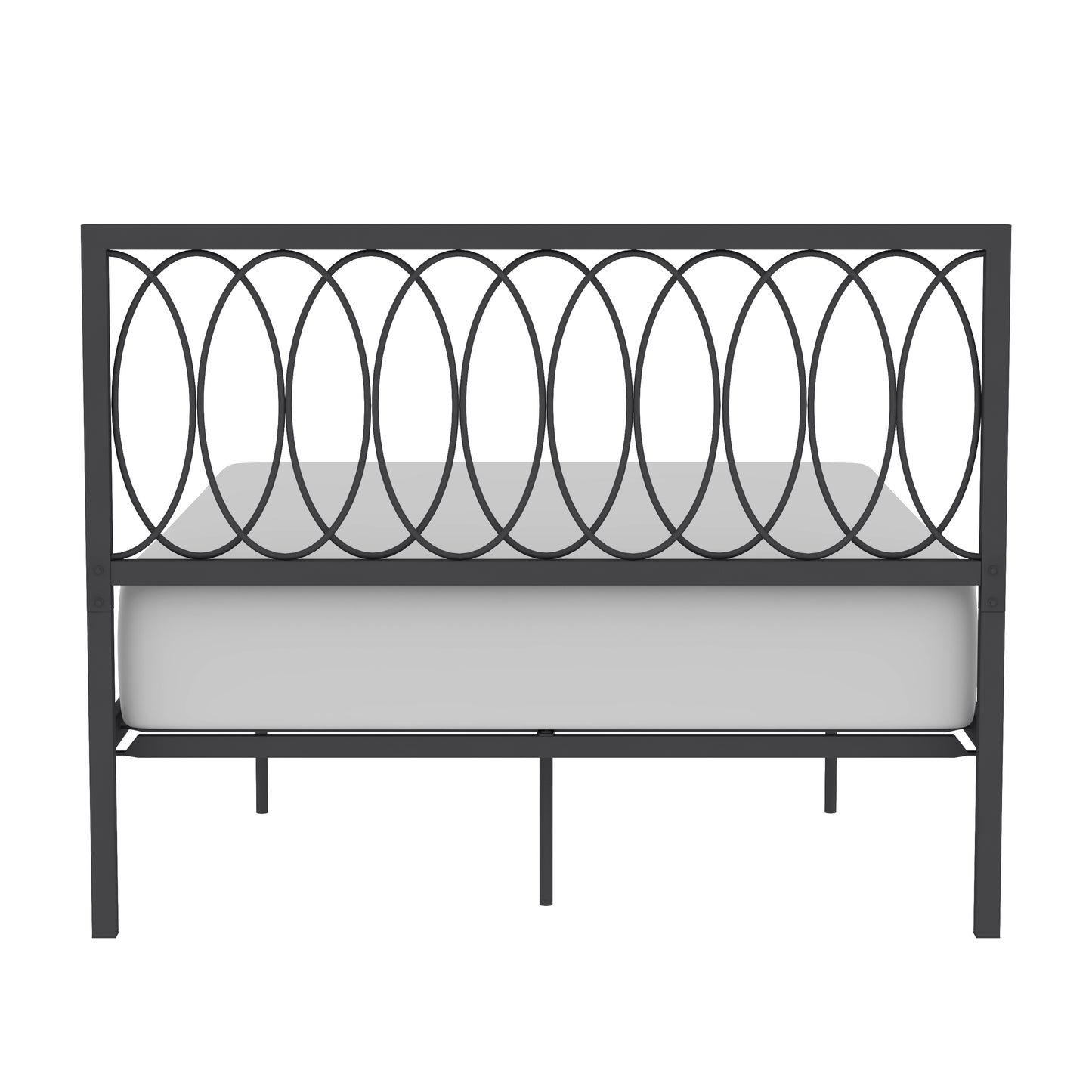 Hillsdale Furniture Naomi Full Metal Bed, Gray