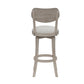 Hillsdale Furniture Sloan Wood Bar Height Swivel Stool, Aged Gray