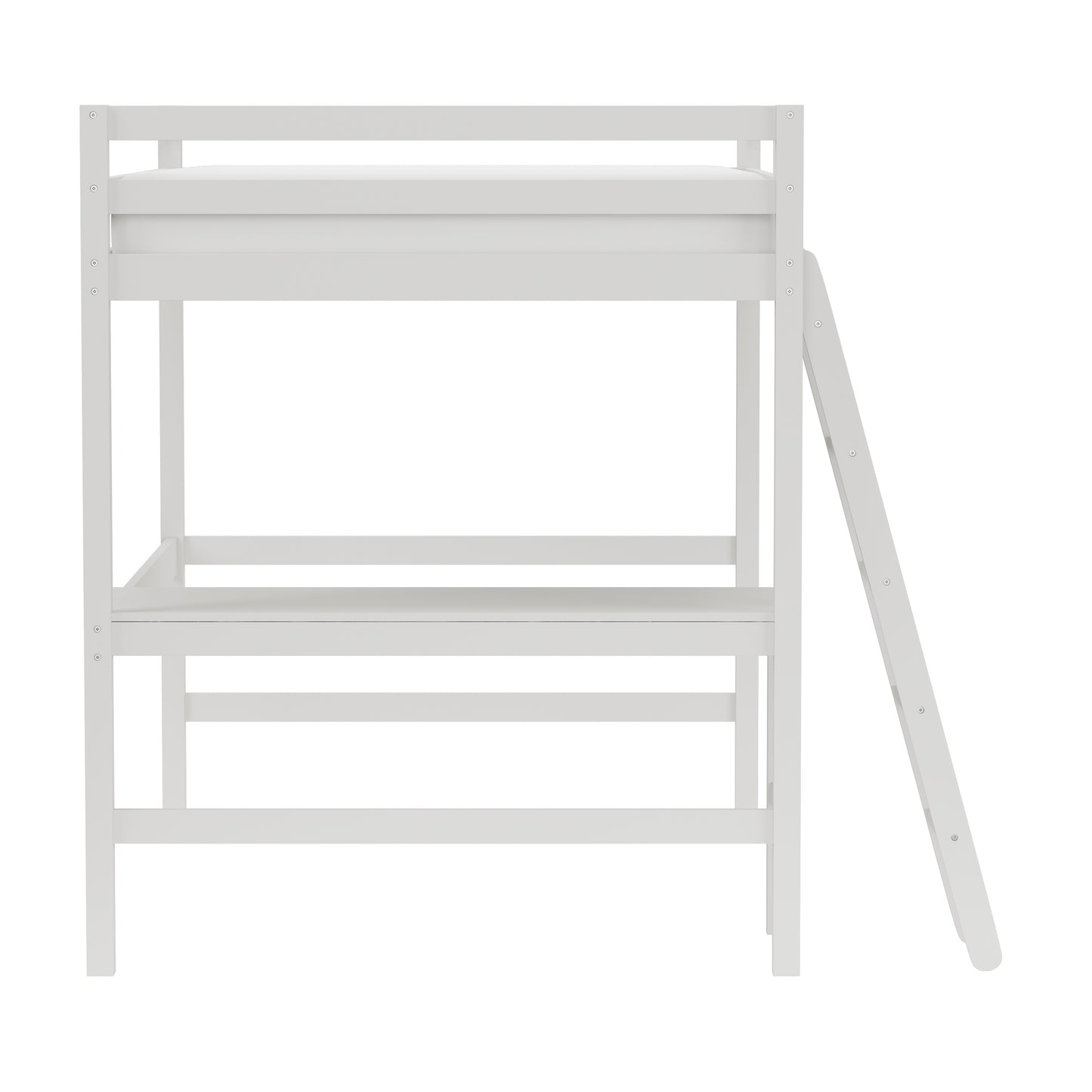 Hillsdale Kids and Teen Caspian Full Loft Bed, White