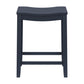 Hillsdale Furniture Fiddler Wood Backless Counter Height Stool, Navy