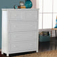 Hillsdale Kids and Teen Schoolhouse 4.0 Wood 4 Drawer Chest, White