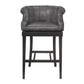 Hillsdale Furniture Broadland Wood Memory Return Swivel Bar Height Stool, Black