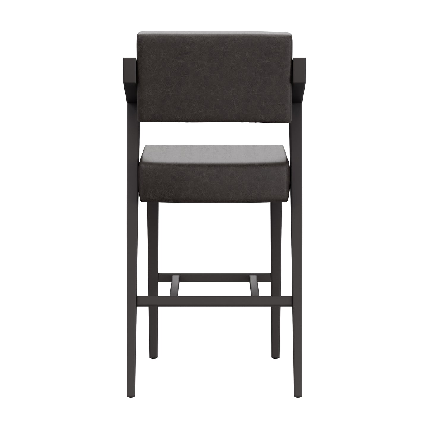 Hillsdale Furniture Snyder Wood Bar Height Stool, Blackwash