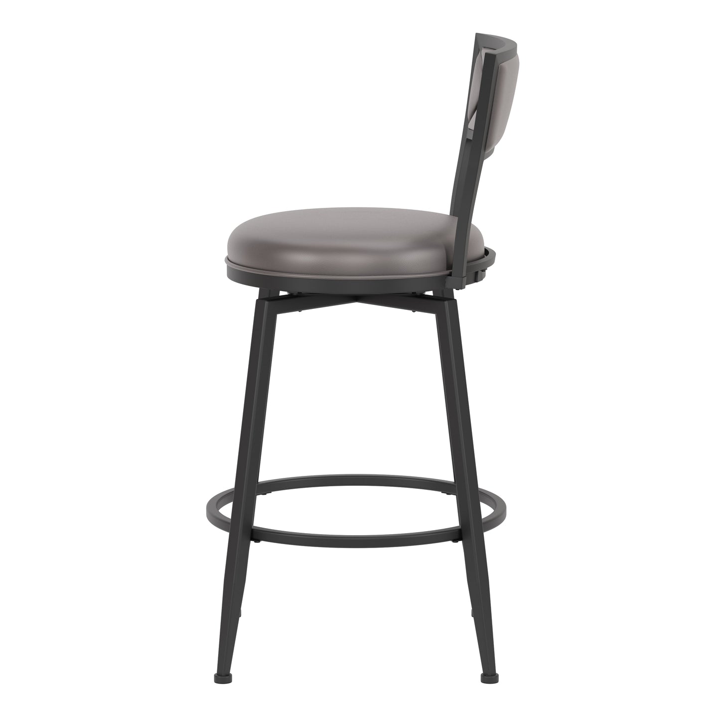 Hillsdale Furniture Dunlap Metal Counter Height Stool, Black