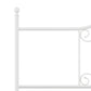 Hillsdale Furniture Ruby King Metal Headboard, Textured White