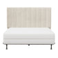 Hillsdale Furniture Crestone Upholstered Full/Queen Headboard with Frame, Cream