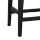 Hillsdale Furniture Arabella Wood Backless Counter Height Stool, Black Wire Brush