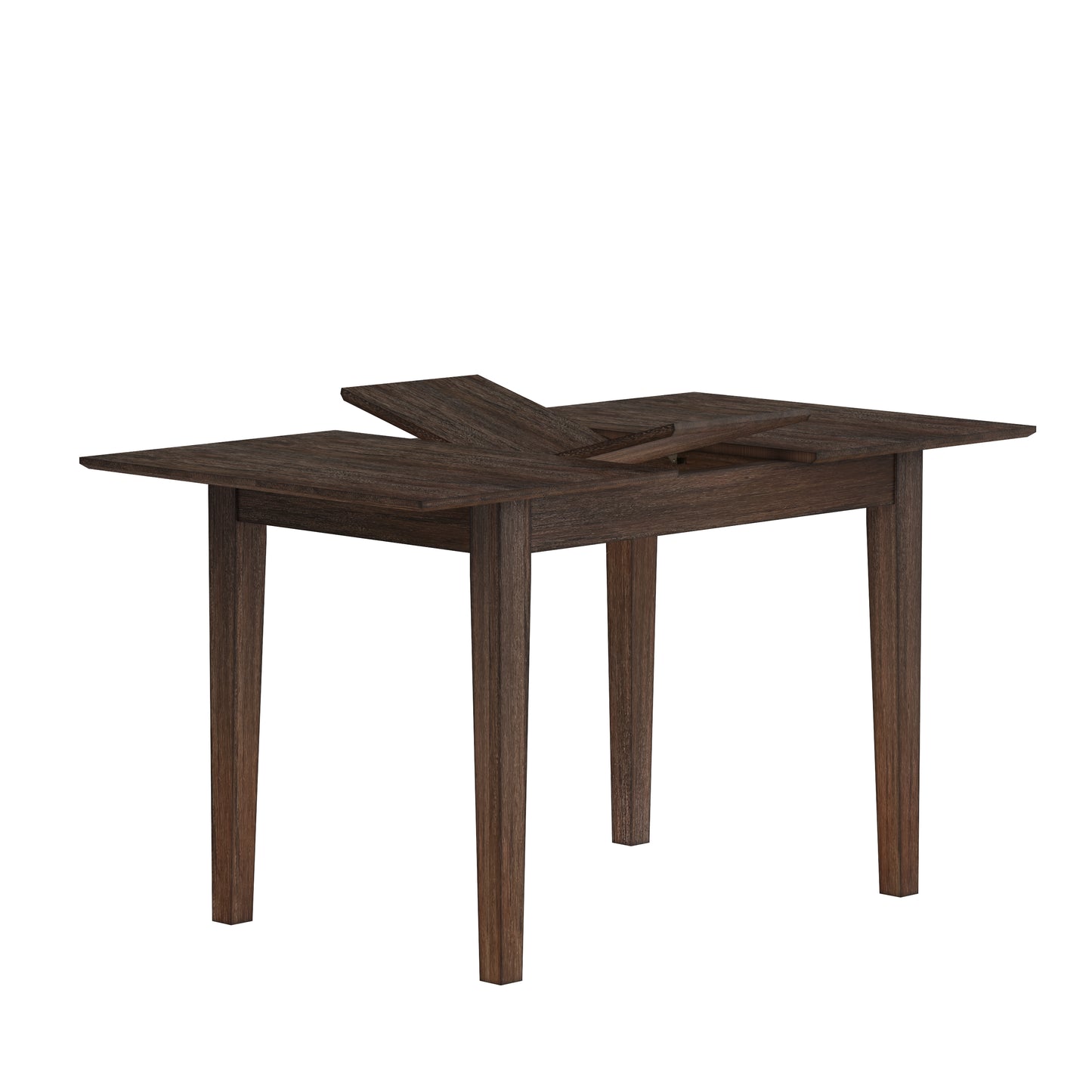 Hillsdale Furniture Spencer Wood Dining Table, Dark Espresso Wire Brush