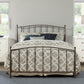 Hillsdale Furniture Warwick Full Metal Bed with Frame, Gray Bronze