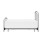 Hillsdale Furniture Claudia King Metal Bed, Matte Nickel