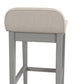 Hillsdale Furniture Maydena Wood Counter Height Stool, Distressed Gray