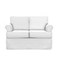 Hillsdale Furniture Faywood Upholstered Loveseat, Snow White