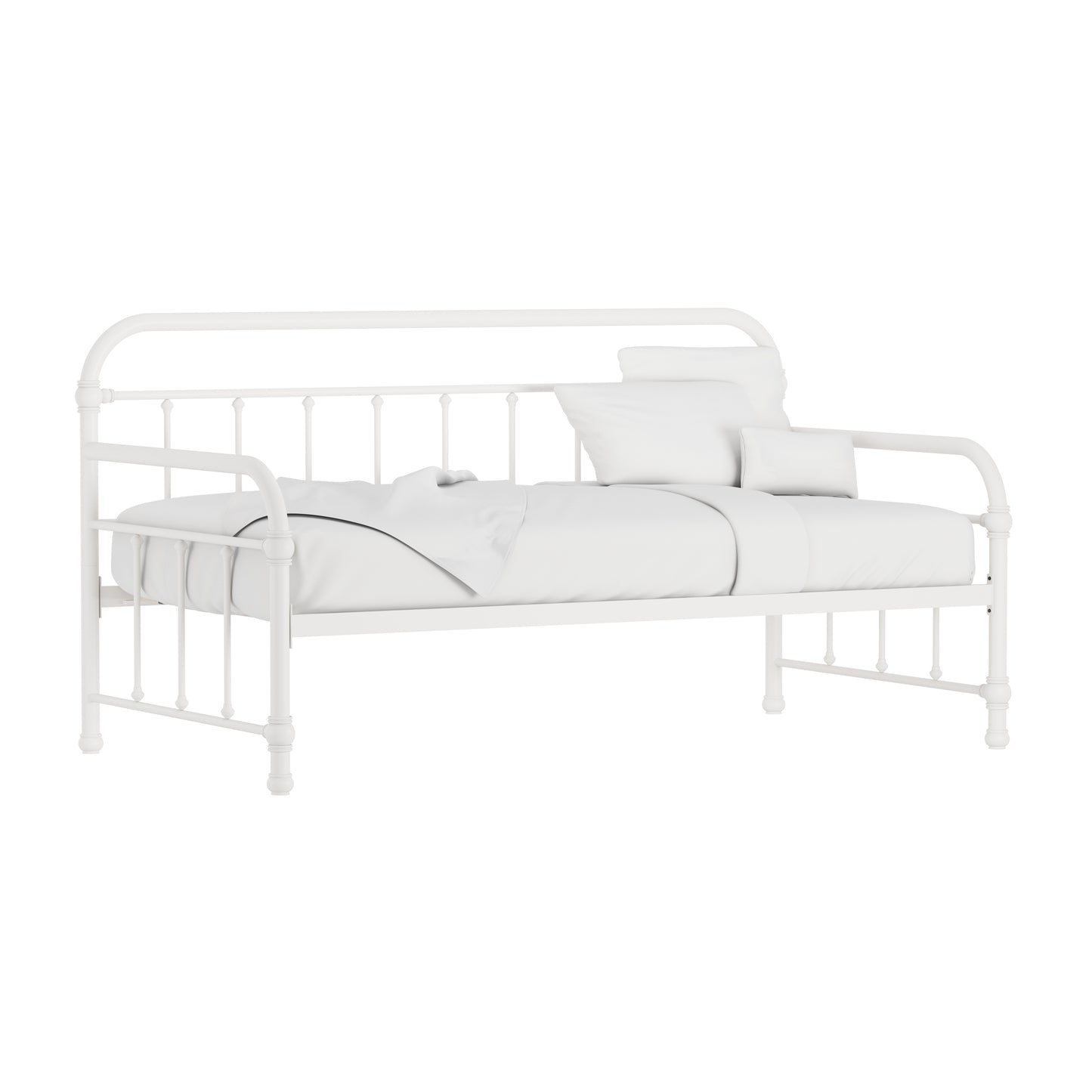 Hillsdale Furniture Kirkland Metal Twin Daybed, Soft White