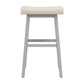 Hillsdale Furniture Moreno Wood Backless Bar Height Stool, Light Aged Blue