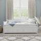 Hillsdale Furniture Staci Wood Twin Daybed with Trundle, White