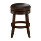 Hillsdale Furniture Tillman Wood Backless Bar Height Swivel Stool, Brown Cherry